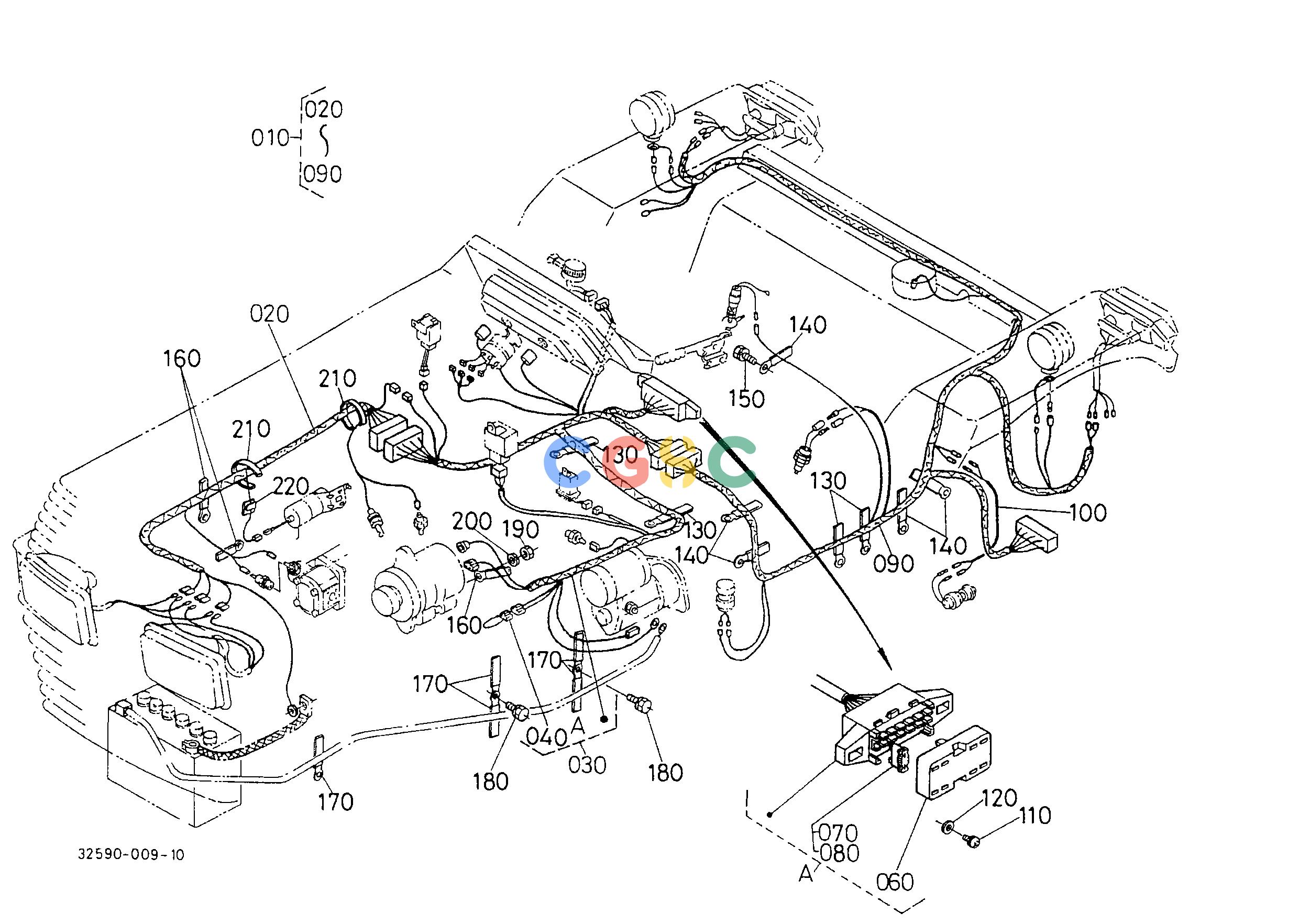 久保田零件查询T04908 ELECTRICAL WIRING (HDT-W) [CA] ELECTRICAL SYSTEMEPC Kubota online