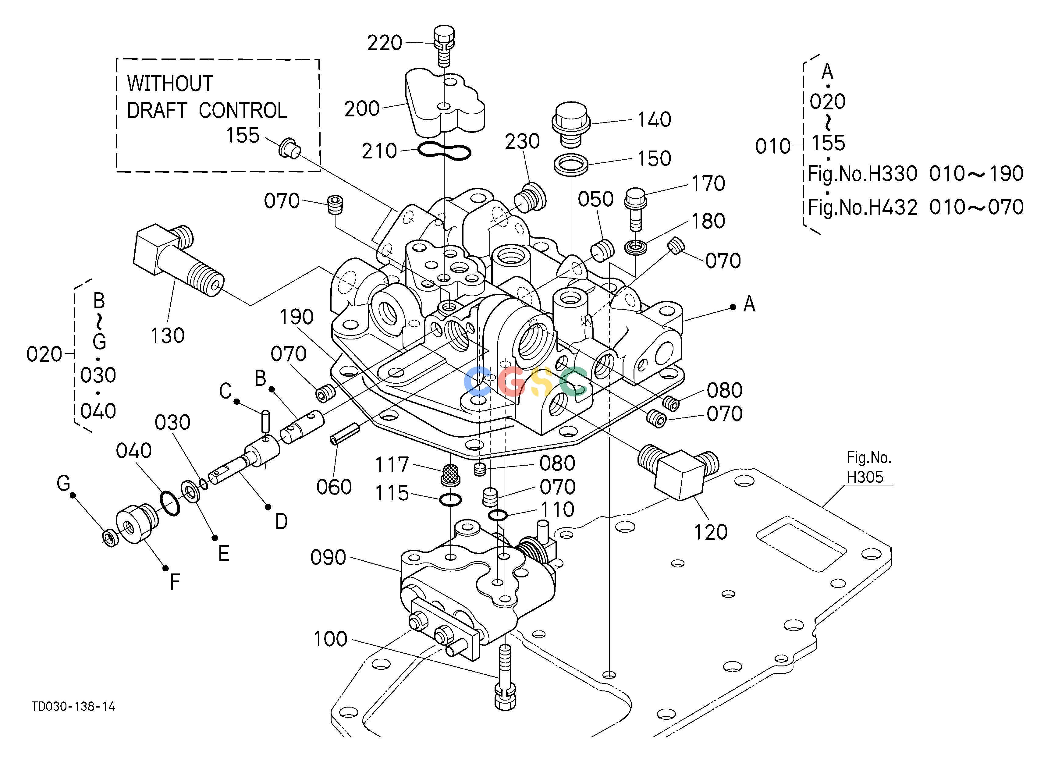 久保田零件查询H40502 CONTROL VALVE (W/O REMOTE CONTROL VALVE) [NEW TYPE] ## S.No.>=33212 HYDRAULIC SYSTEMEPC Kubota online