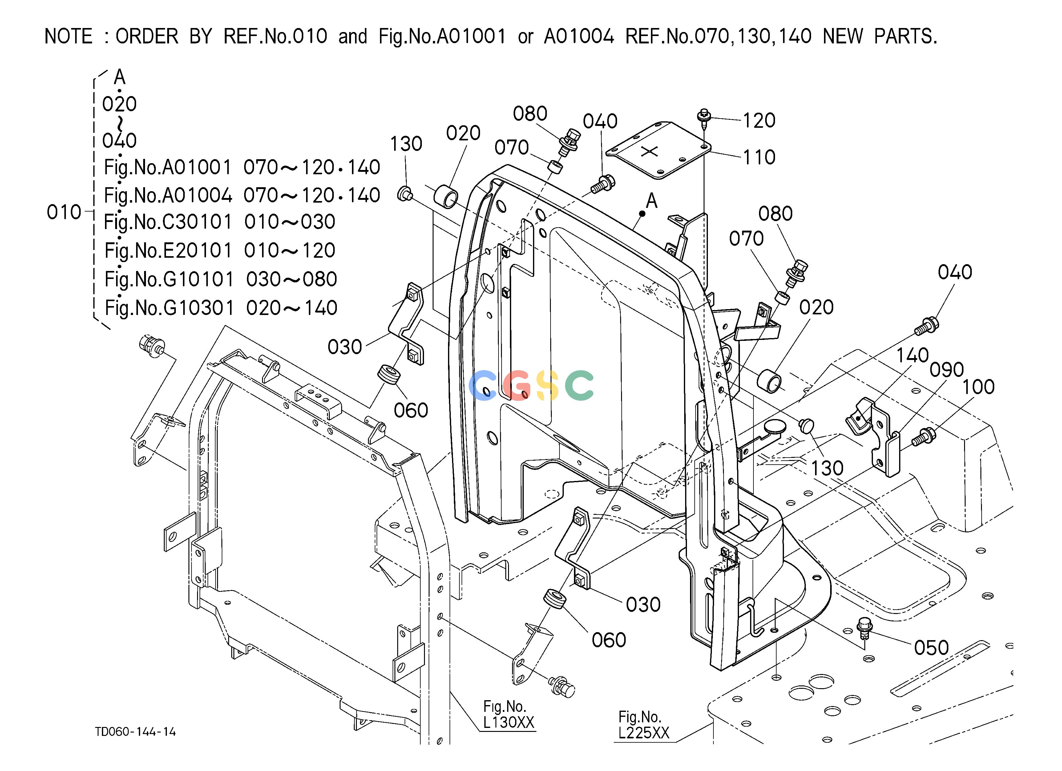 久保田零件查询L20101 PANEL FRAME [OLD TYPE] [EXCEPT HST TYPE] [ROPS TYPE] ## S.No.<=36406 HOOD/BONNETEPC Kubota online