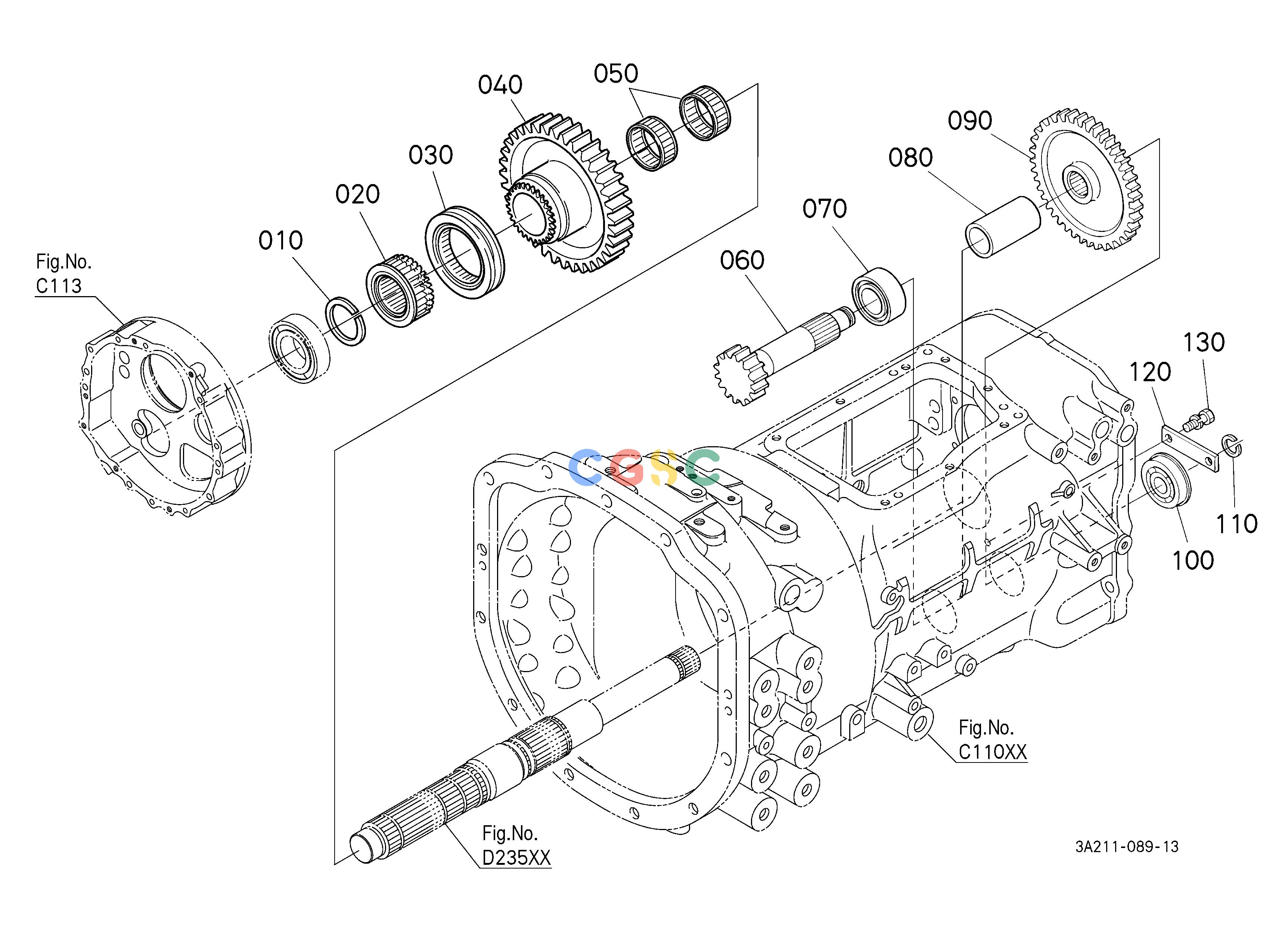 久保田零件查询U32002 CREEP SPEED KIT (GEAR/SHAFT) [A] [OPTION] OPTIONEPC Kubota online