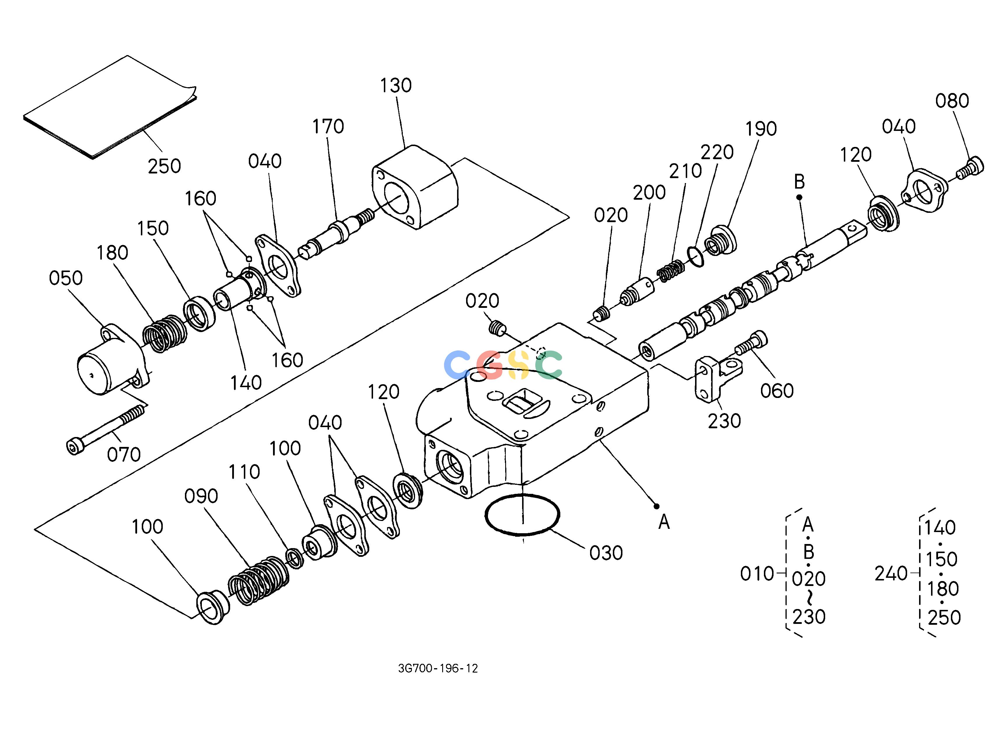 久保田零件查询U70501 AUXILIARY CONTROL VALVE (FD) [COMPONENT PARTS] [OPTION] OPTIONEPC Kubota online