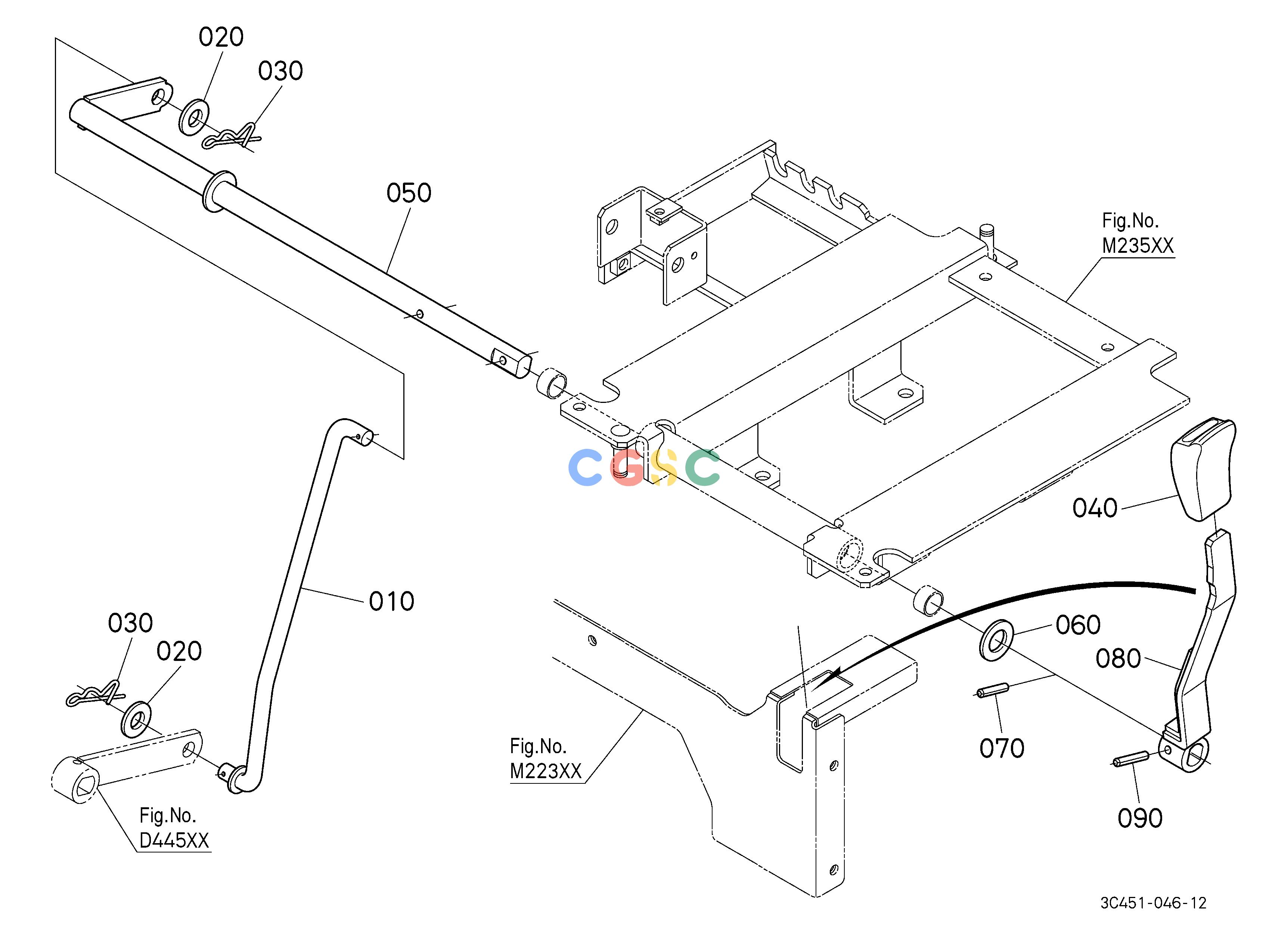 久保田零件查询F13500 RANGE GEAR SHIFT LEVER SPEED CHANGE SHIFT FORK /SHIFT LEVEREPC Kubota online