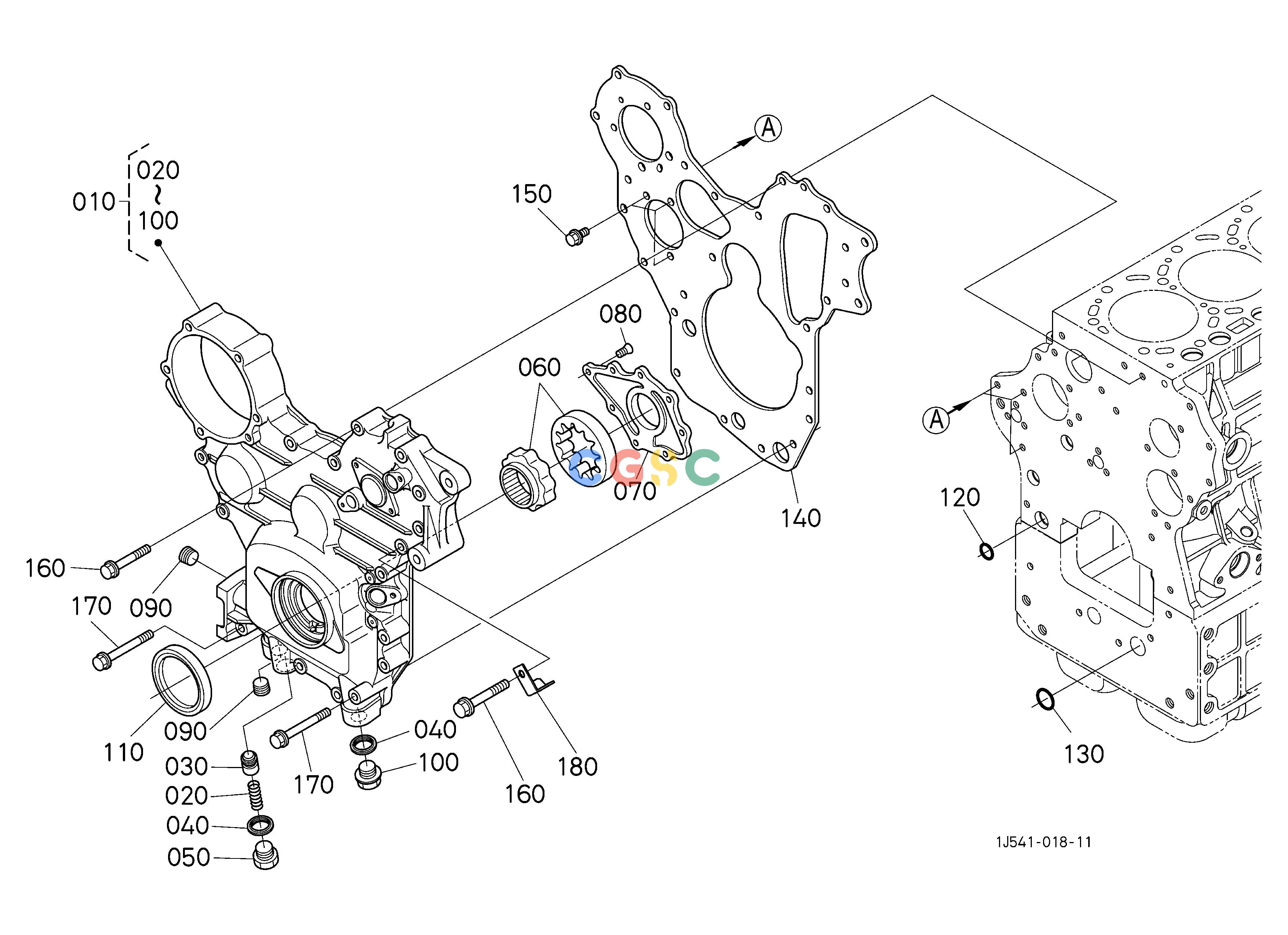久保田零件查询308000 GEAR CASE ENGINEEPC Kubota online