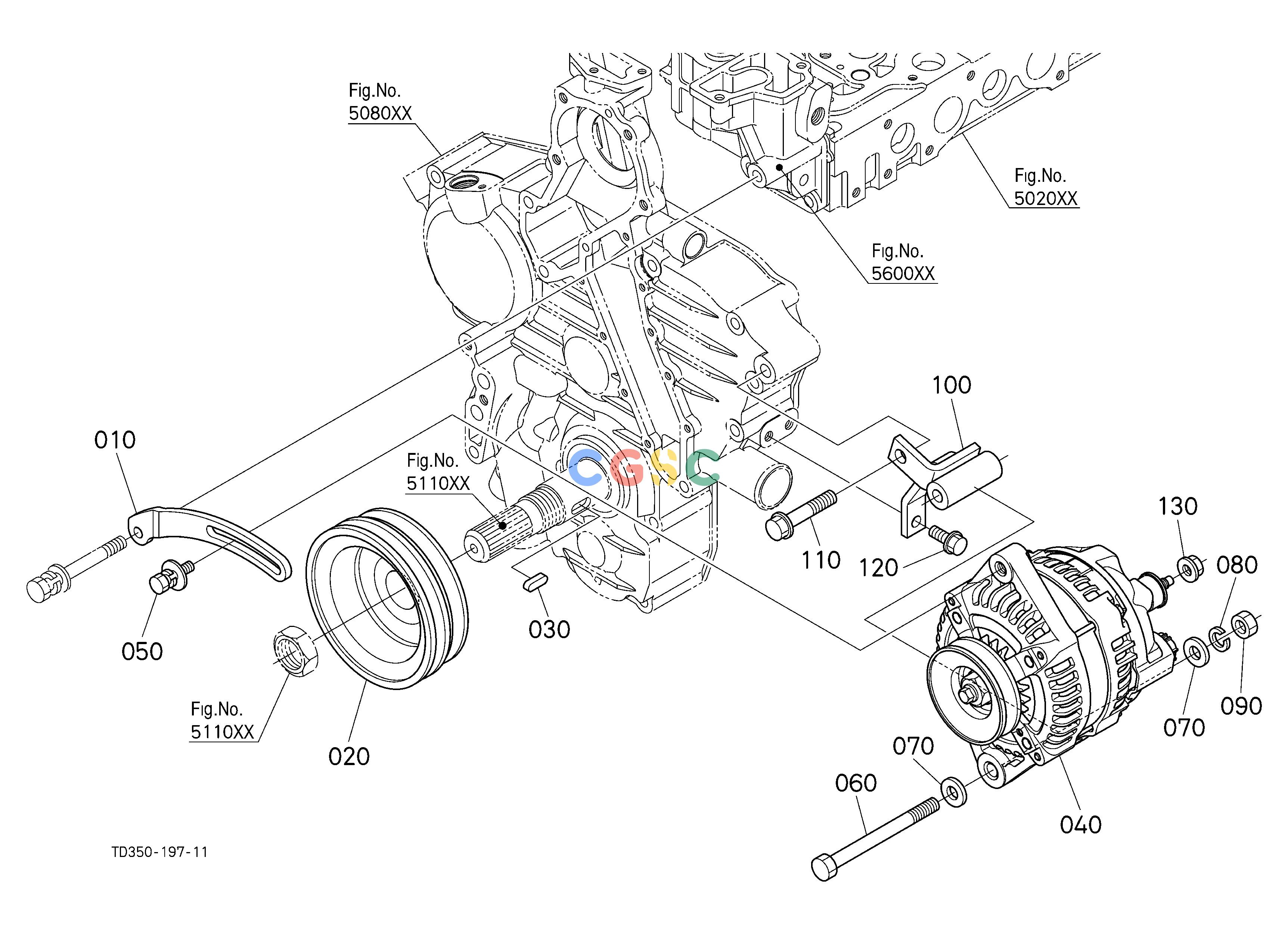 久保田零件查询A51504 ALTERNATOR [CA] [NEW] ## S.No.>=40486 S.No.;>=40486 ELECTRICAL SYSTEMEPC Kubota online