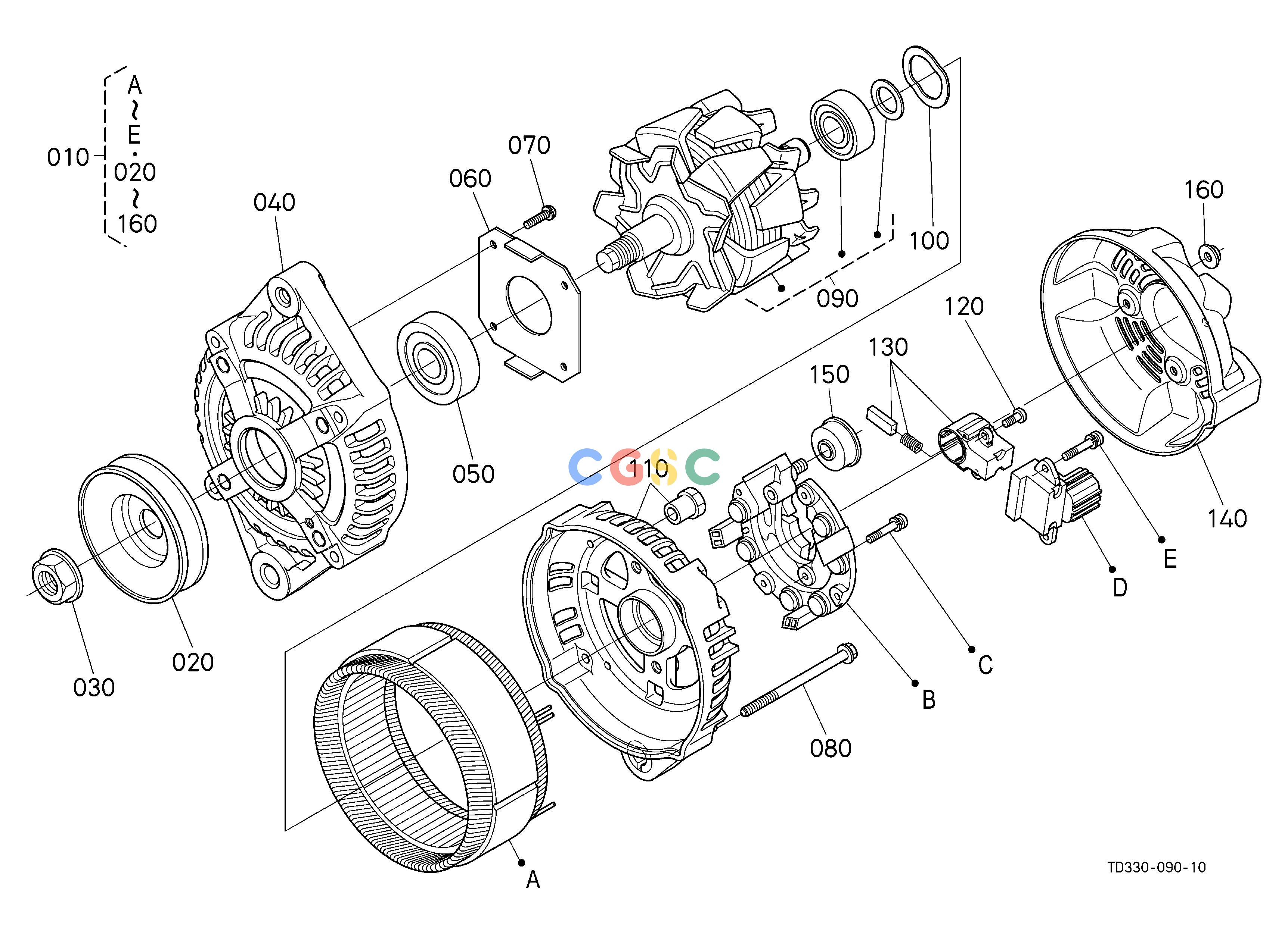 久保田零件查询A52004 ALTERNATOR [COMPONENT PARTS] [CA] [NEW] ## S.No.>=40486 S.No.;>=40486 ELECTRICAL SYSTEMEPC Kubota online