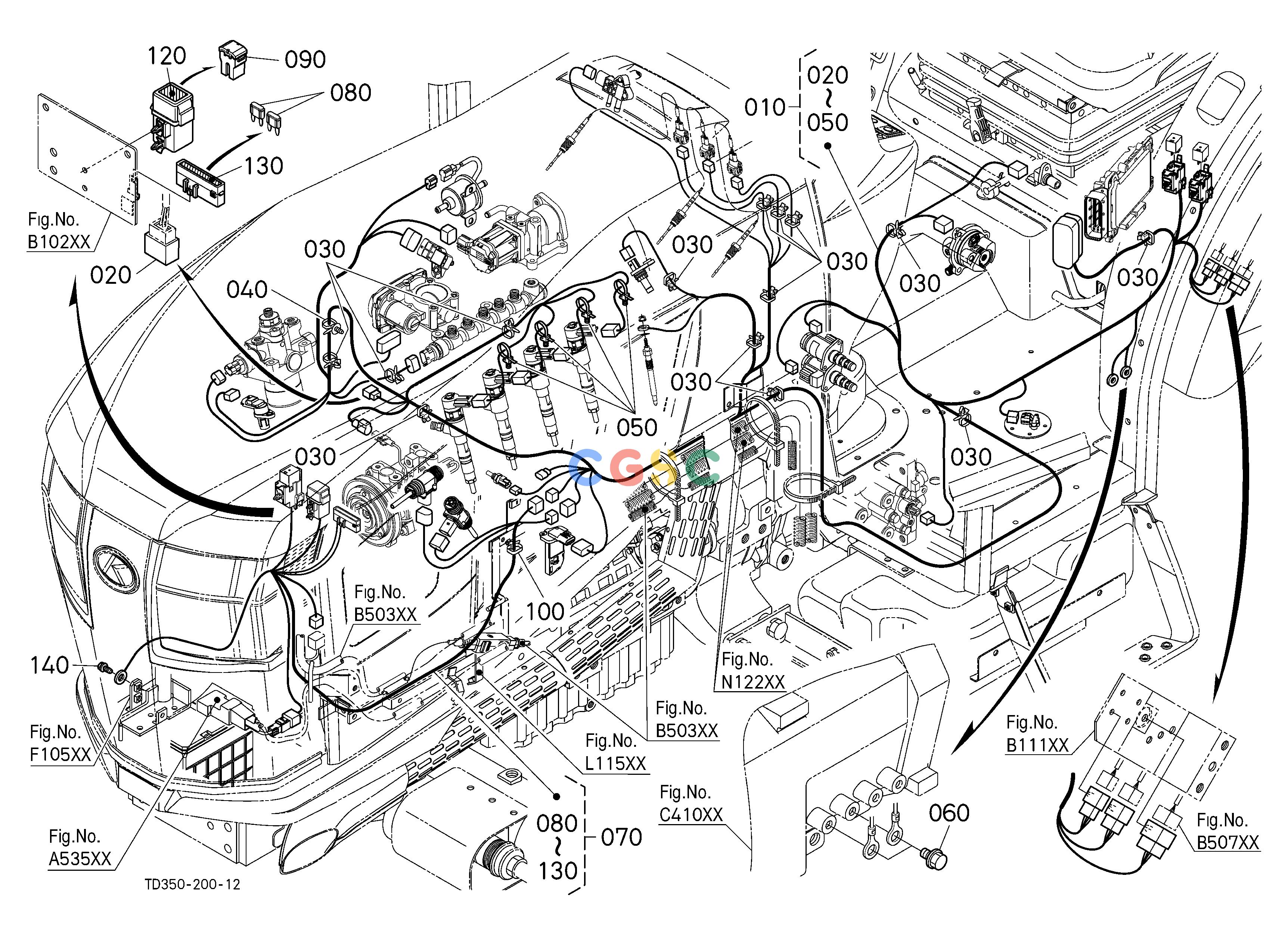 久保田零件查询B50104 ELECTRICAL WIRING [CA] [NEW] ## S.No.>=40904 S.No.;>=40904 ELECTRICAL SYSTEMEPC Kubota online