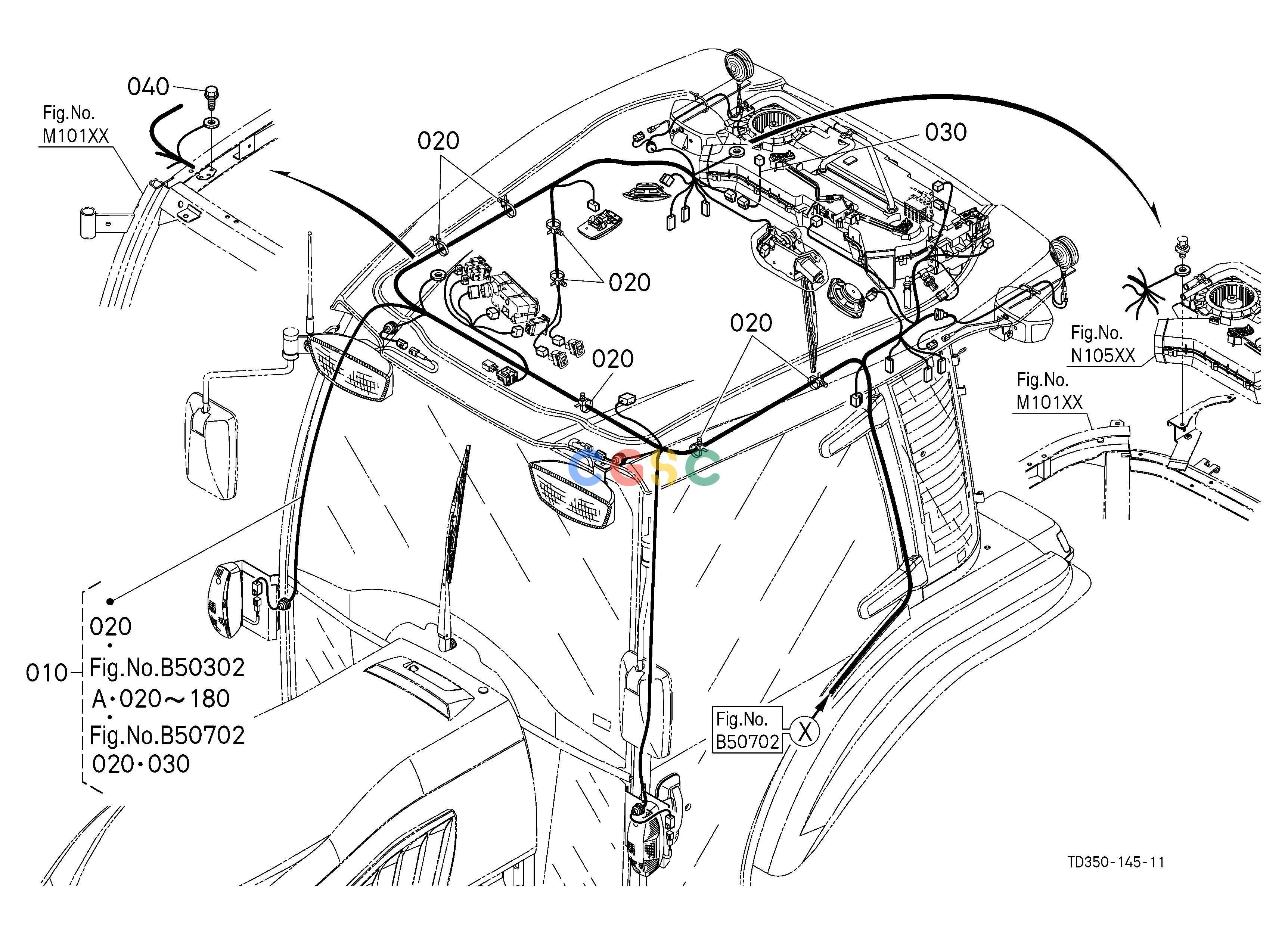 久保田零件查询B51002 ELECTRICAL WIRING (CAB) [CA] [OLD] ## S.No.<=30527 S.No.;<=30527 ELECTRICAL SYSTEMEPC Kubota online