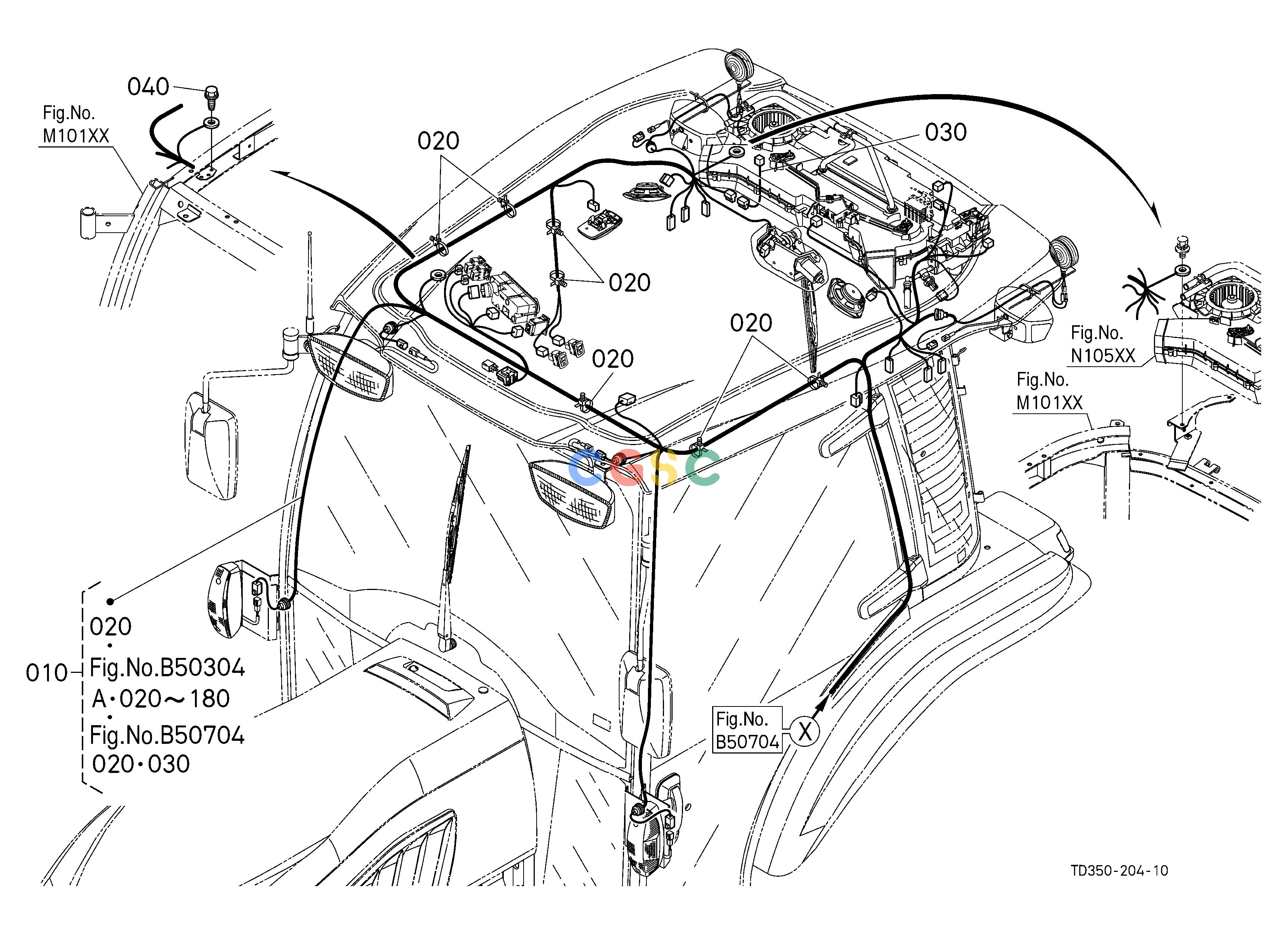 久保田零件查询B51004 ELECTRICAL WIRING (CAB) [CA] [NEW] ## S.No.>=40486 S.No.;>=40486 ELECTRICAL SYSTEMEPC Kubota online