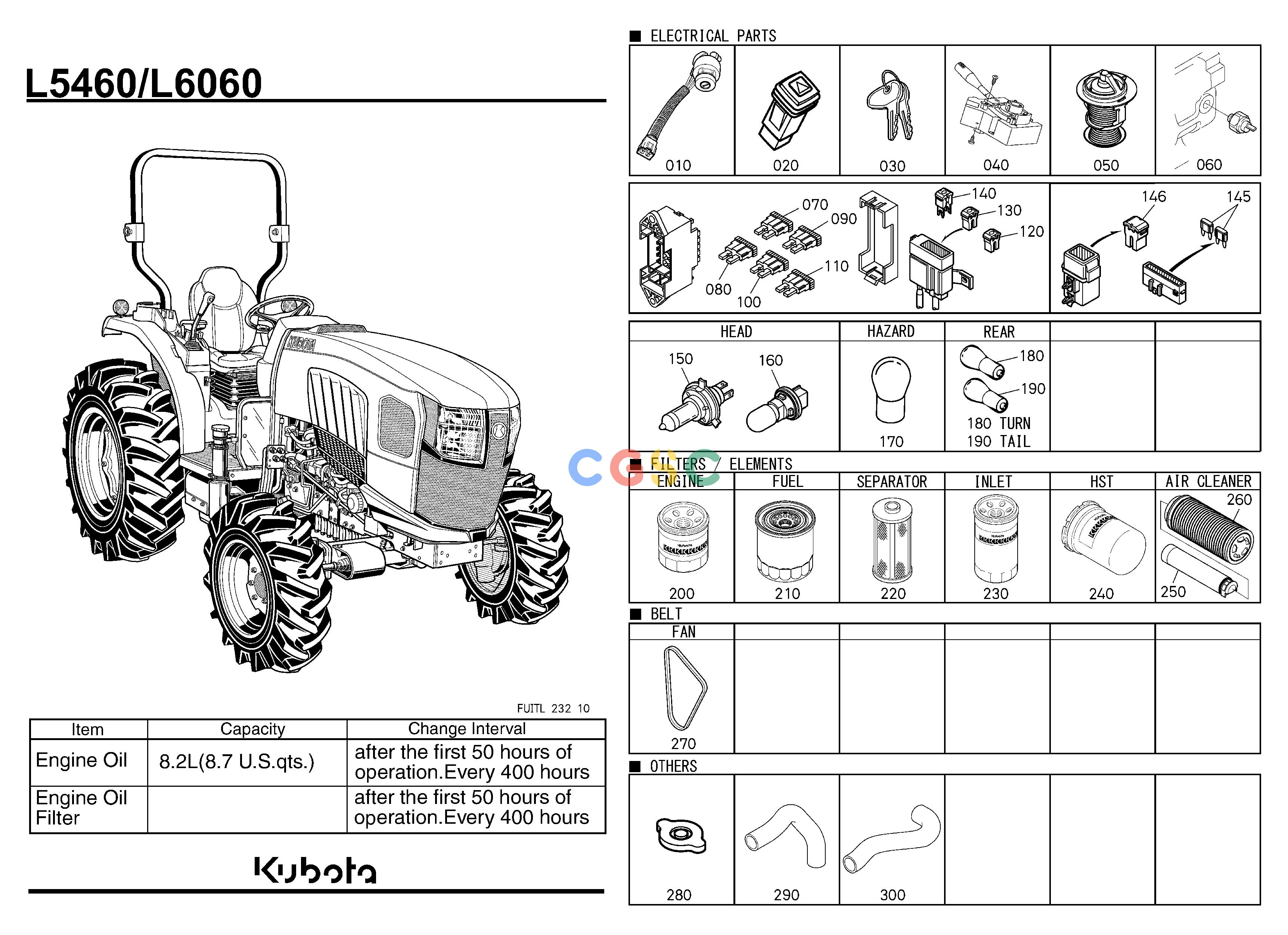 久保田零件查询000004 FREQUENTLY USED ITEMS [CA] FREQUENTLY USED ITEMSEPC Kubota online