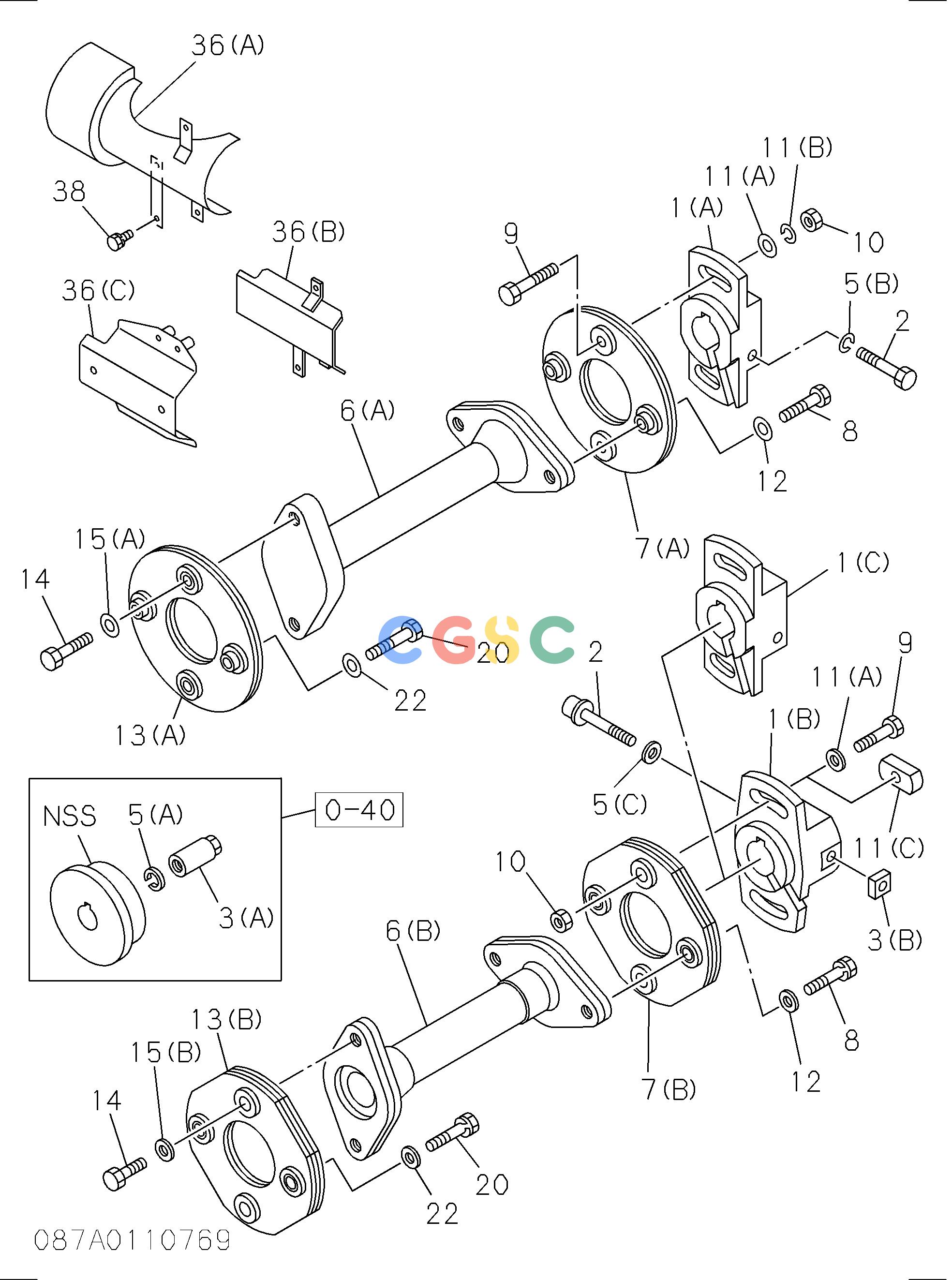 日立零件查询（CX1000-C）COUPLING; INJECTION PUMP Hitachi HOP online