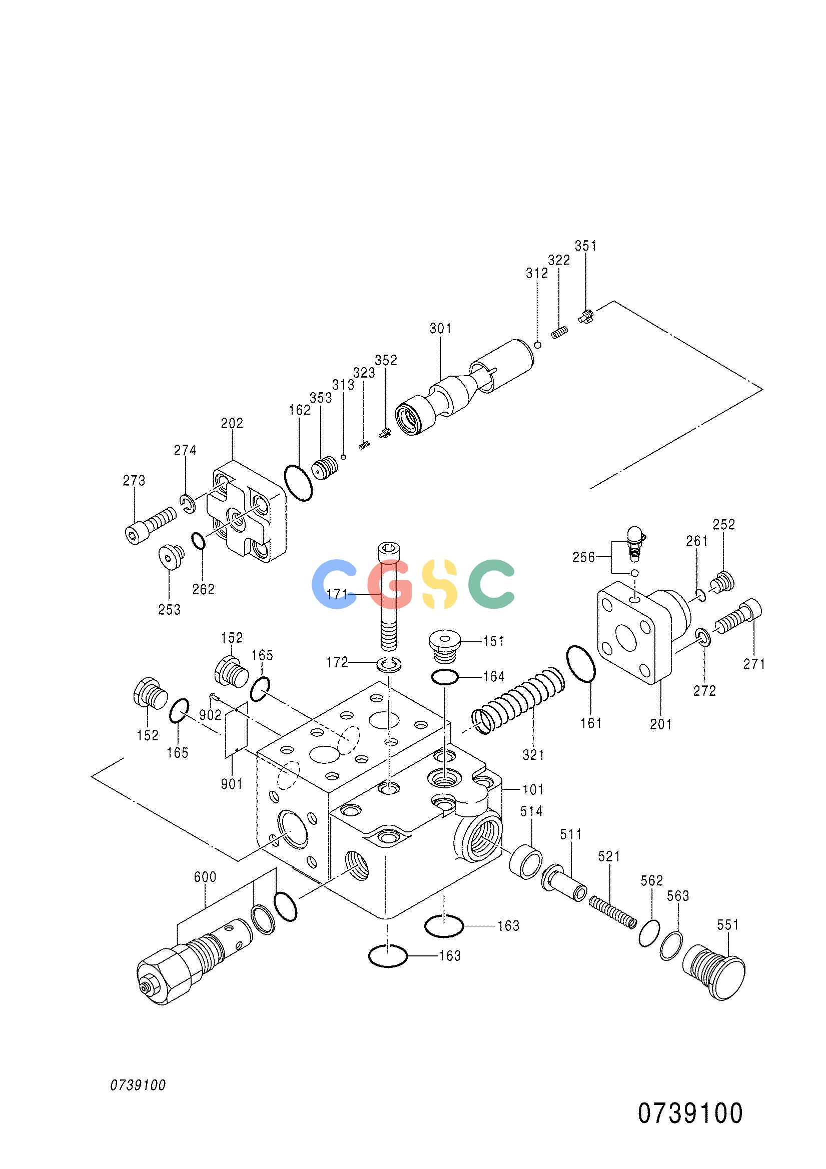 日立零件查询（CX2000）BRAKE VALVE Hitachi HOP online