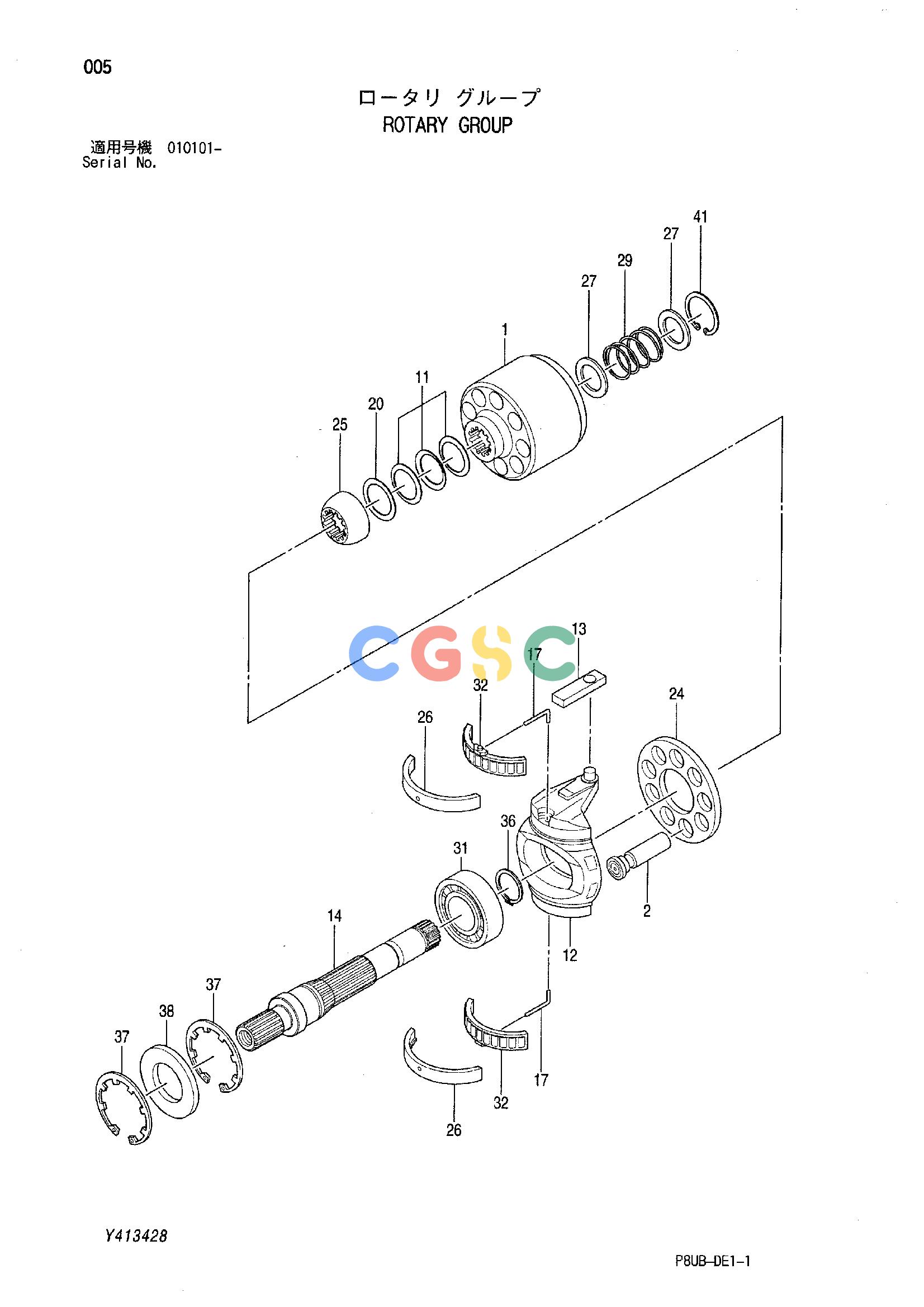 日立零件查询（CP215）ROTARY GROUP Hitachi HOP online