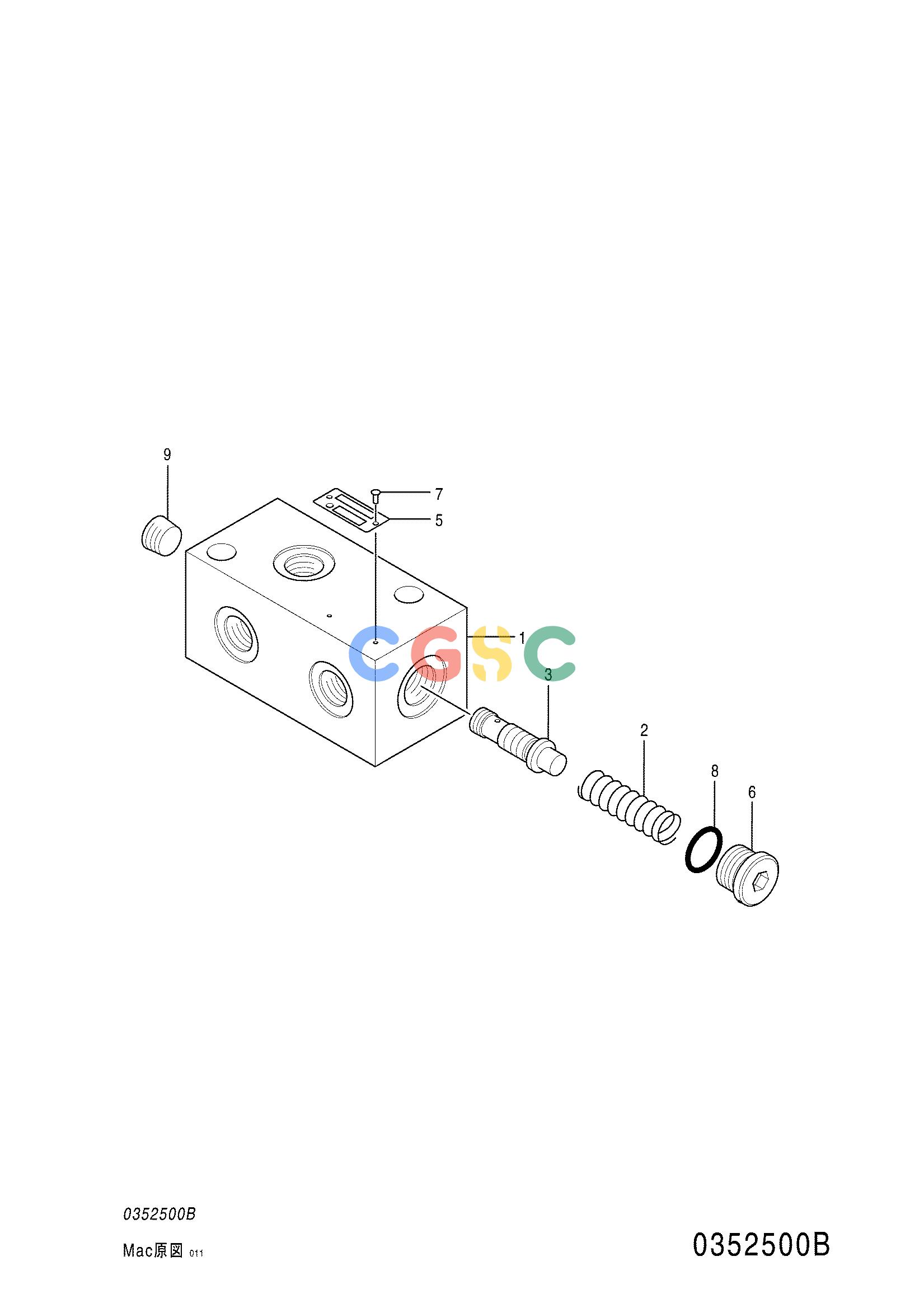 日立零件查询（CX2000）VALVE Hitachi HOP online