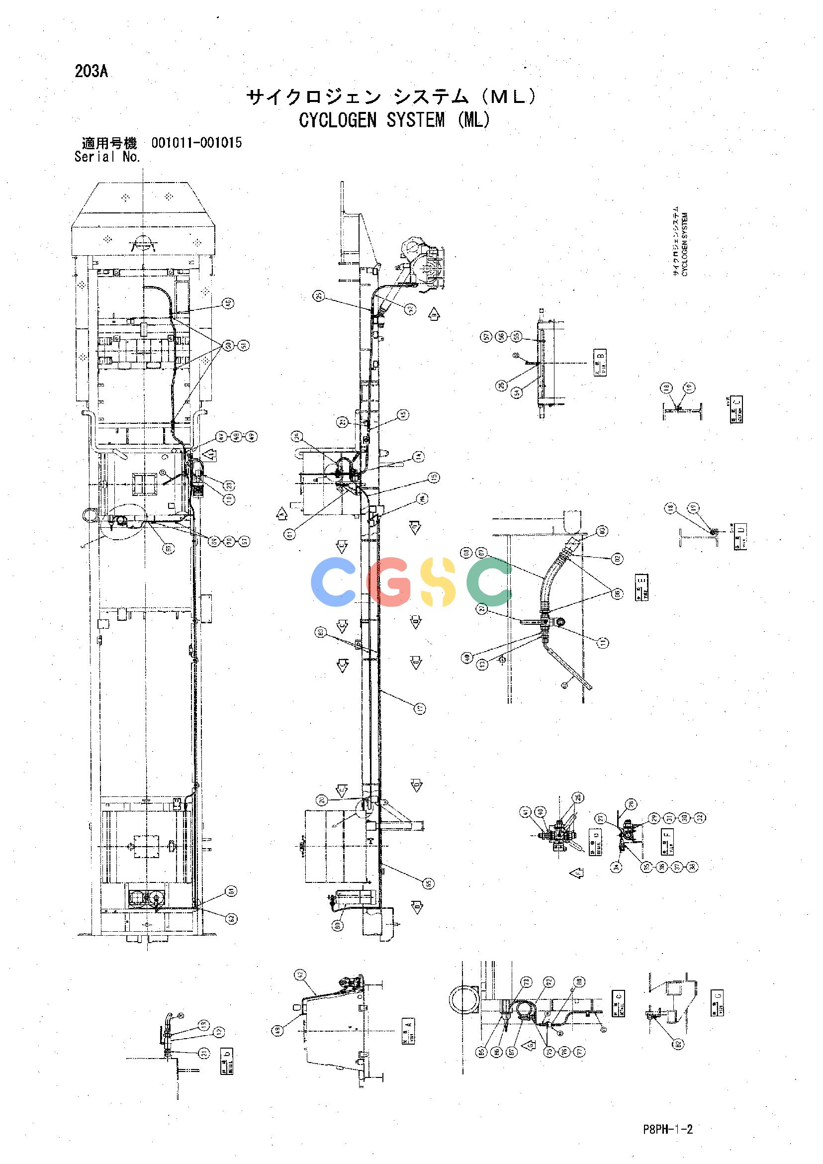 日立零件查询（AR2000）CYCLOGEN SYSTEM (ML) Hitachi HOP online