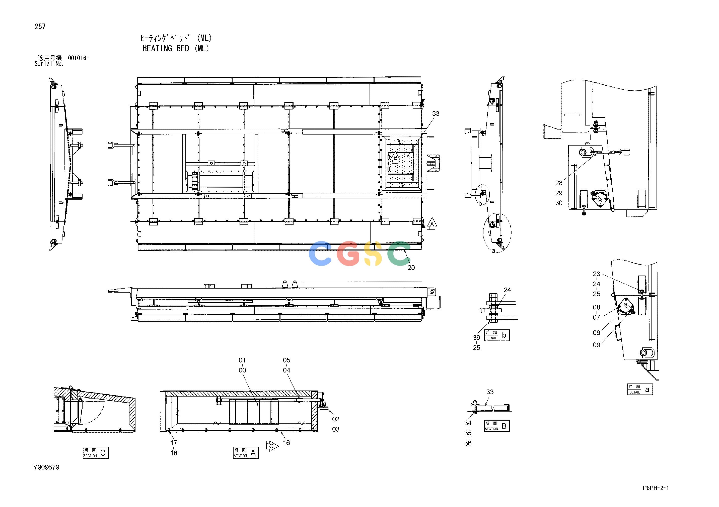 日立零件查询（AR2000）HEATING BED (ML) Hitachi HOP online