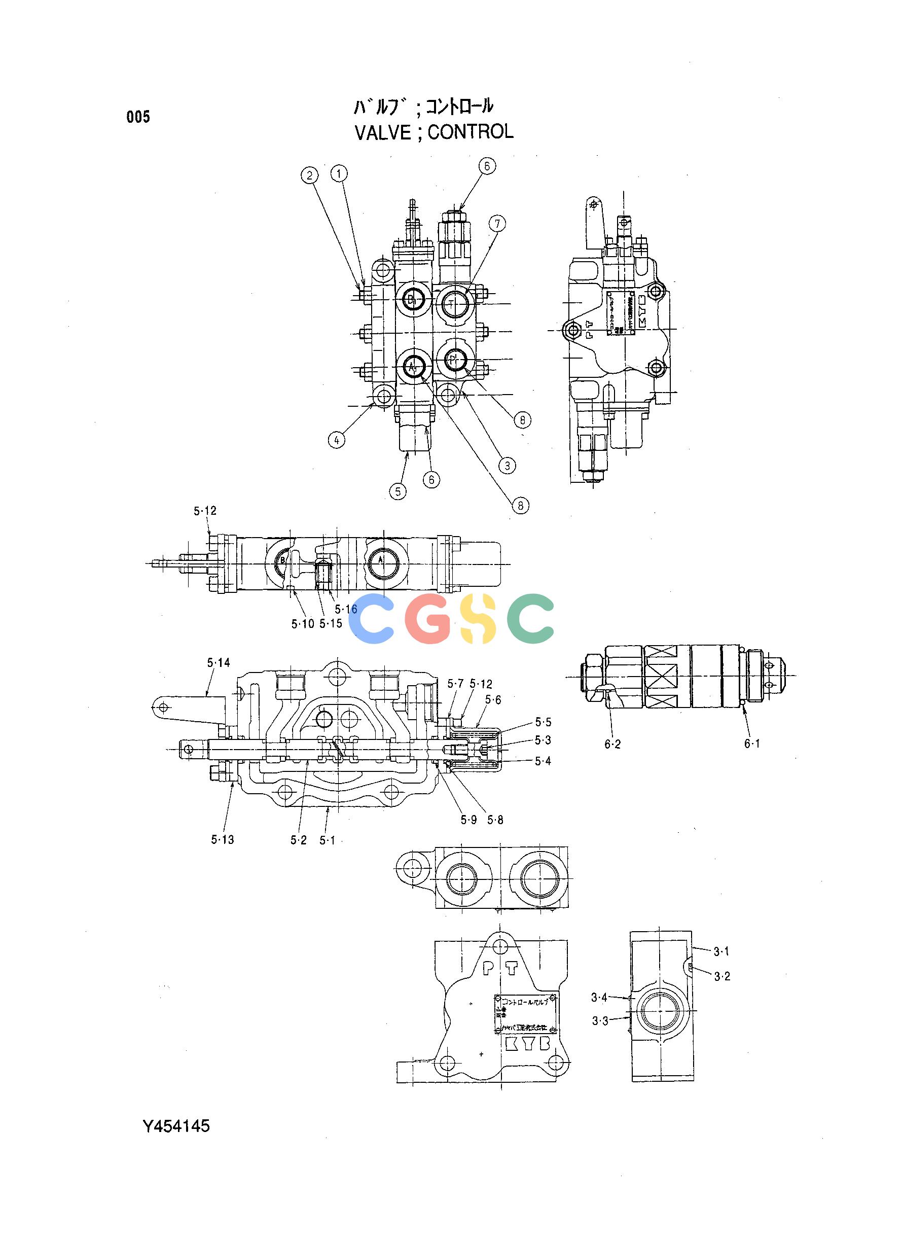 日立零件查询（CG15D）VALVE;CONTROL Hitachi HOP online