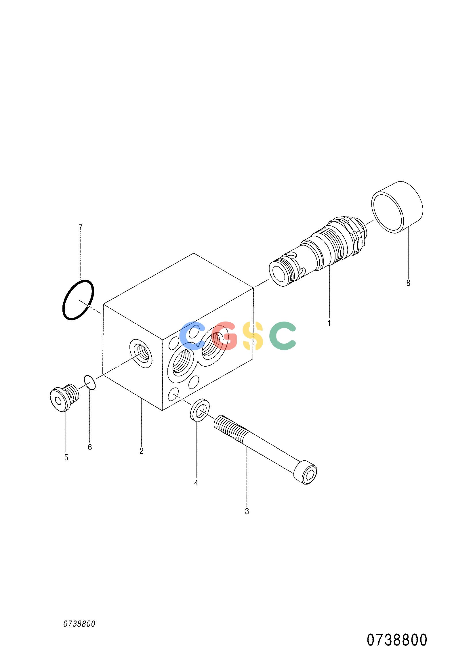 日立零件查询（CX2000）RELIEF VALVE Hitachi HOP online